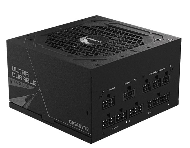 Fuente Gigabyte 850W 80 plus Gold Ultradurable Full Modular PCIe 5.0 Black (3197) · Gigabyte