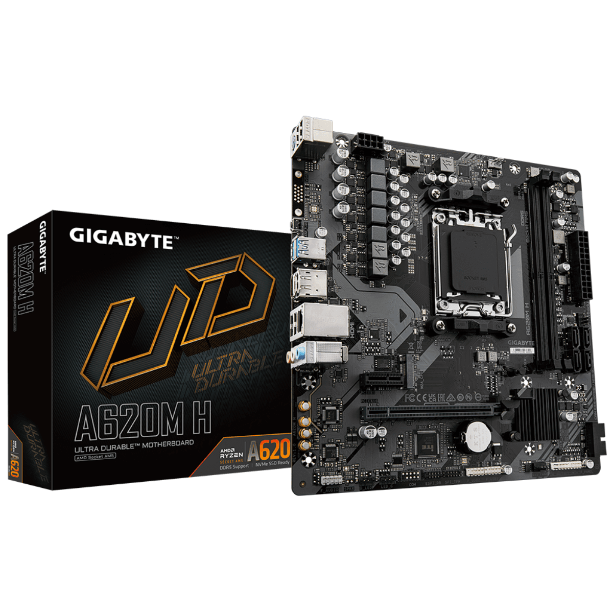 Mother Gigabyte A620M H DDR5 AM5 (Series 7000/8000) (5512) · Gigabyte