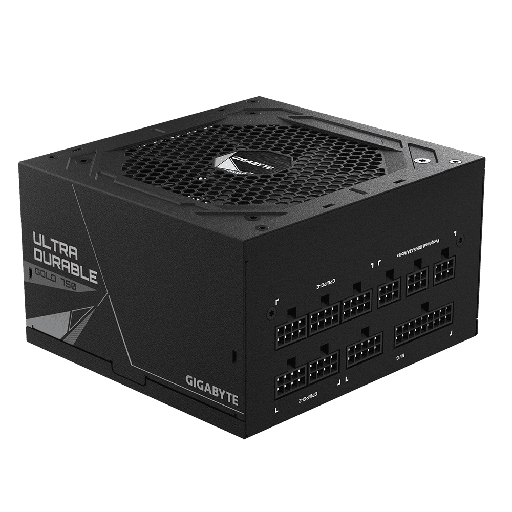 Fuente Gigabyte 750W 80 Plus Gold Ultradurable Full Modular (2763) · Gigabyte