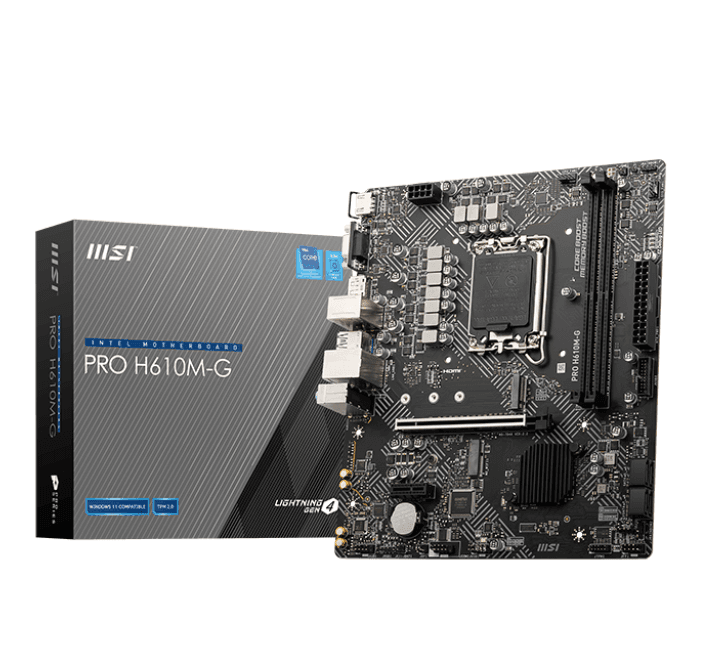 Mother MSI PRO H610M-G DDR5 1700 (12va/13va/14va Gen) (2663) · MSI
