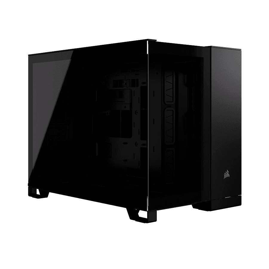 Gabinete Corsair 2500X TG Mid-Tower Dual Chamber Black (4962) · Corsair