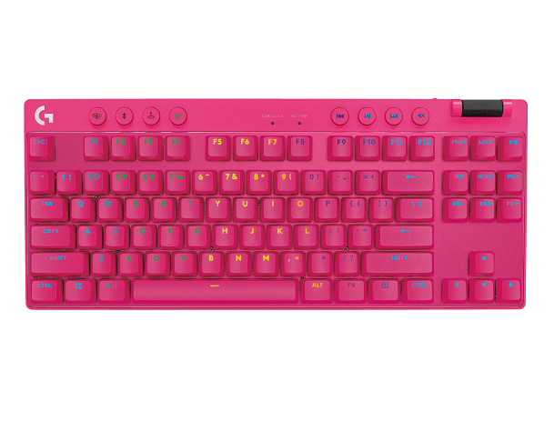 Teclado Logitech PRO X TKL Magenta Lightspeed 920-012154 · Logitech