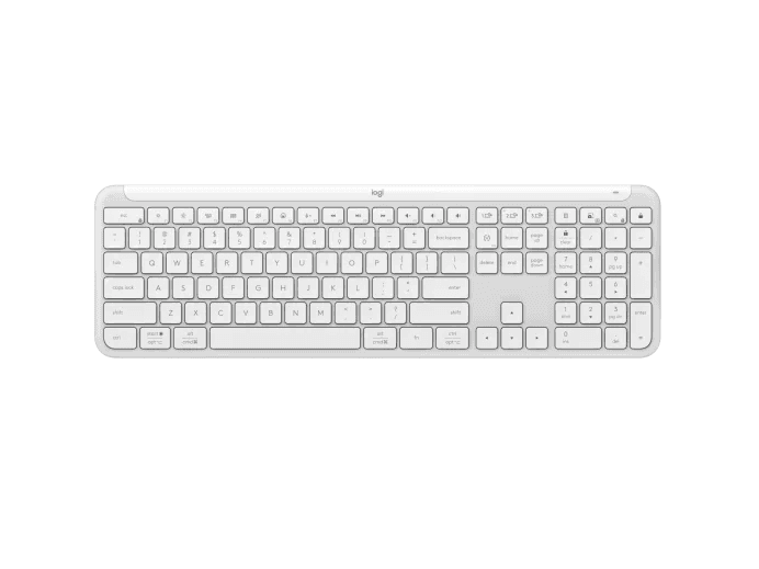 Teclado Logitech K950 Slim White 920-012593 · Logitech