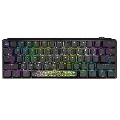 Teclado Corsair K70 PRO Mini Wireless RGB 60 Mecanico Cherry MX Black PBT · Corsair