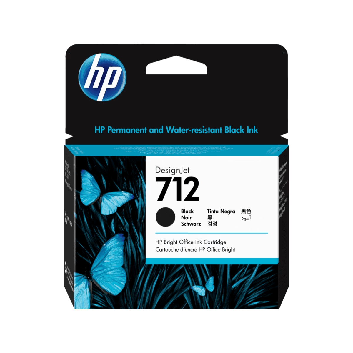 3ED71A HP 712 80-ml Black Ink Cartridge (2852) · HP