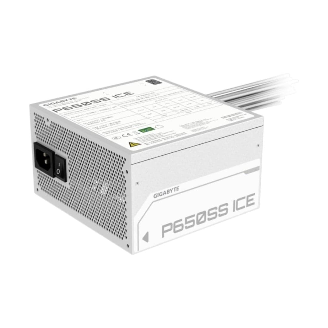 Fuente Gigabyte 650W 80 Plus Silver ATX 3.1 White (5108)(4965) · Gigabyte