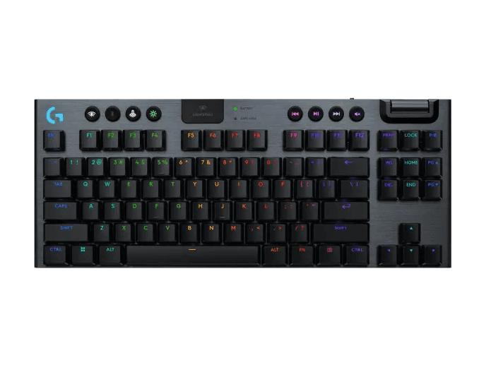Teclado Logitech G915 X TKL Black Mech RGB Wifi 920-012715 · Logitech
