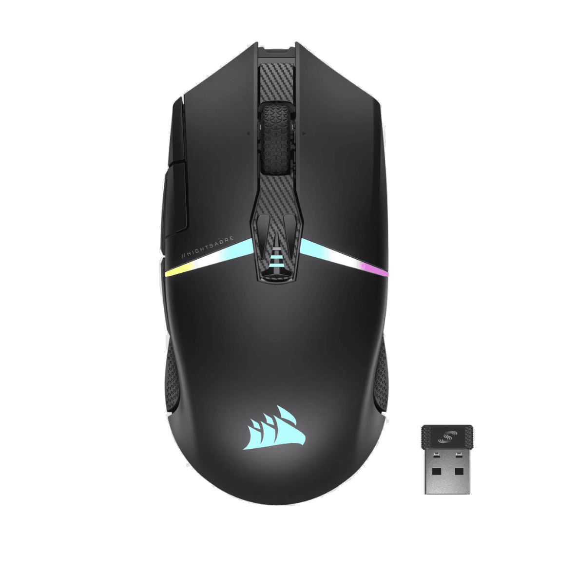 Mouse Corsair Nightsabre Wireless RGB 11 botones (9526) · Corsair