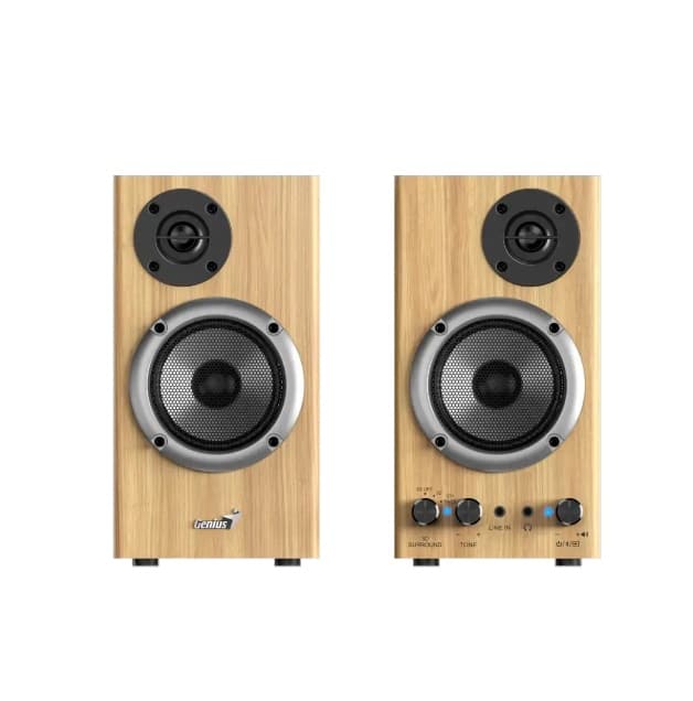 Parlantes Genius SP-HF520 BT,Pine Wood,AR,100-240V (2343) · Genius
