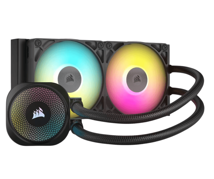 Water Cooling Corsair iCUE LINK TITAN 240 RX RGB 2x CPU Cooler 240mm Black (5418) · Corsair