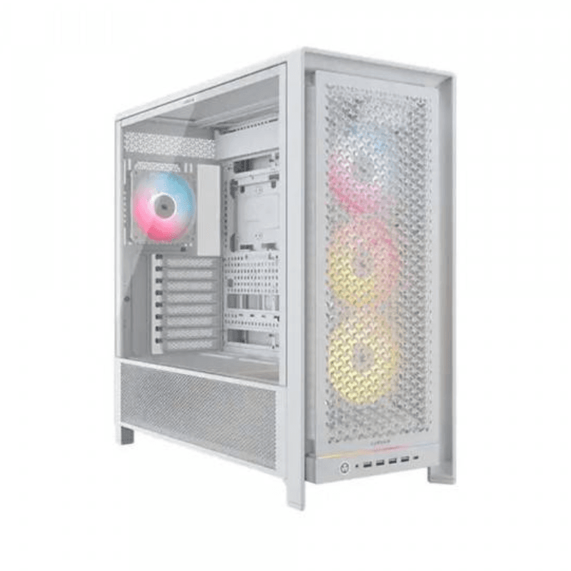 Gabinete Corsair 5000D FRAME RS ARGB Mid-Tower Fan RGB x4 White (1309) · Corsair