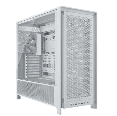 Gabinete Corsair 5000D FRAME RS Mid-Tower Fan x4 White (1286) · Corsair