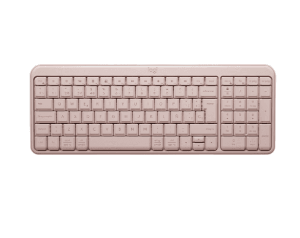 Teclado Logitech Bluetooth K250 Pebble Rose 920-013447 · Logitech