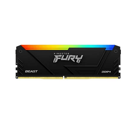 Memoria DDR4 Kingston 16Gb 3200 MHz FURY BEAST RGB (7976) · Kingston