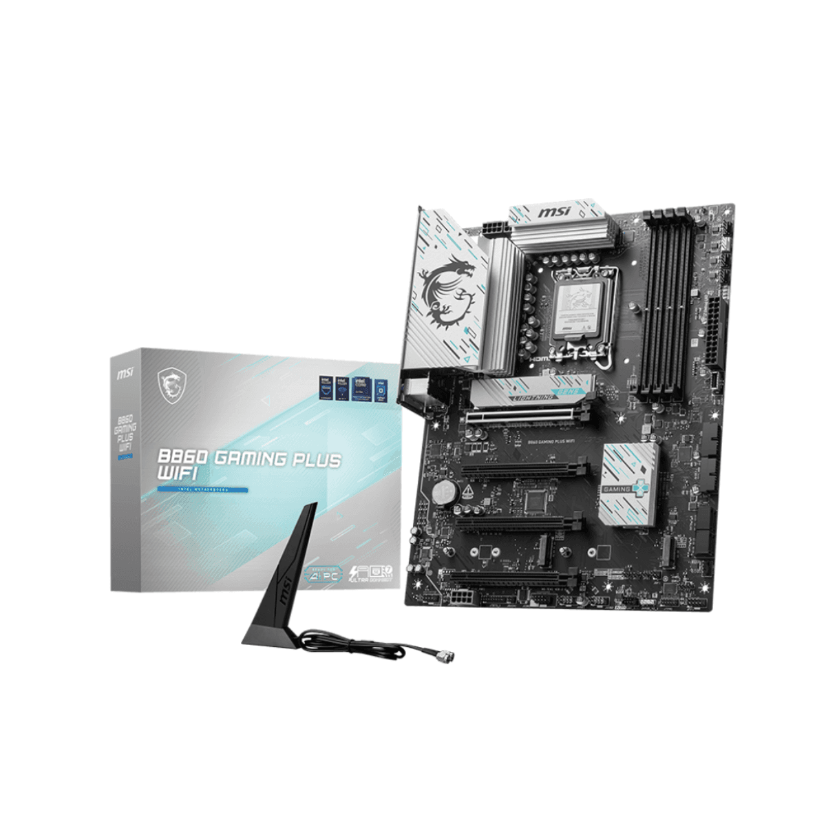 Mother MSI B860 GAMING PLUS WIFI DDR5 1851 (Serie Ultra) (9764) · MSI