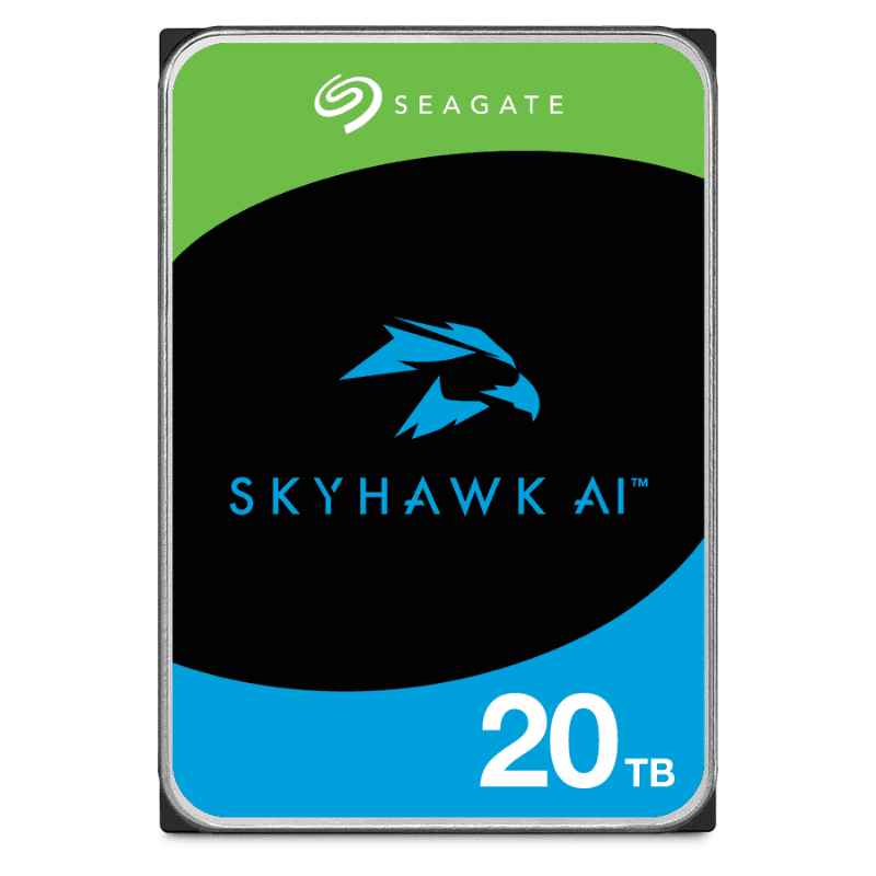 HD Seagate Interno 20Tb SATA III SkyHawk AI Surveillance 512Mb 7200 RPM · Seagate