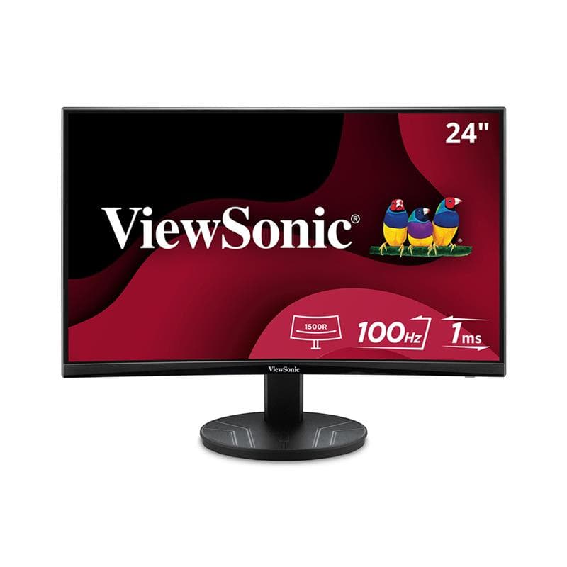 Monitor curvo 24" Viewsonic VA2416C Full HD Display Port HDMI · ViewSonic