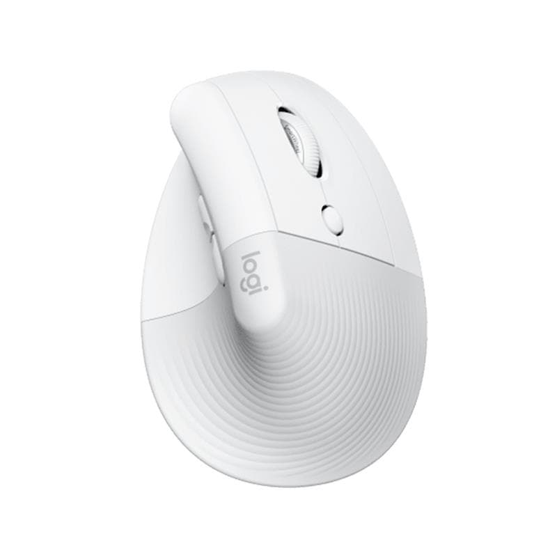 Mouse Inalámbrico Logitech Ergonómico Lift White/Pale Grey · Logitech