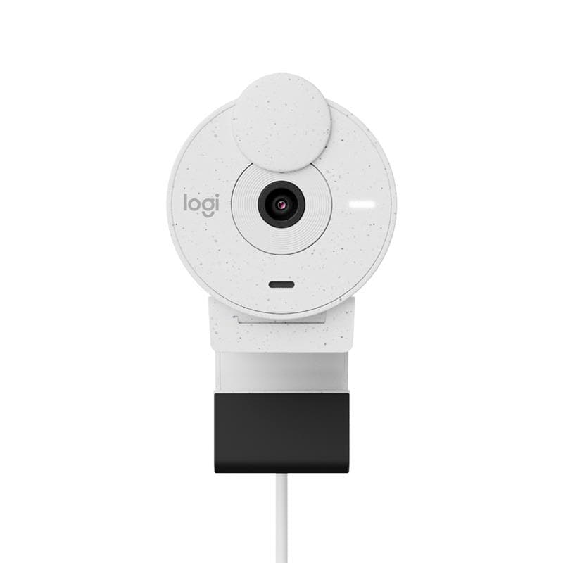 Cámara Web Logitech Brio 300 Off White · Logitech