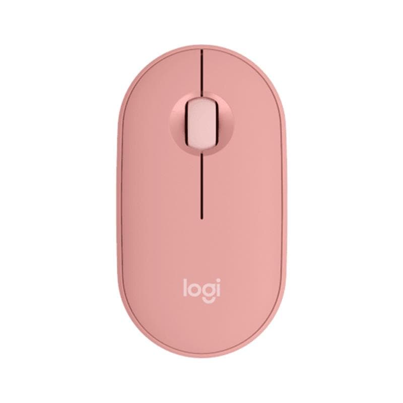 Mouse Inalámbrico Logitech Pebble Mouse 2 M350S Tonal Rose BT · Logitech