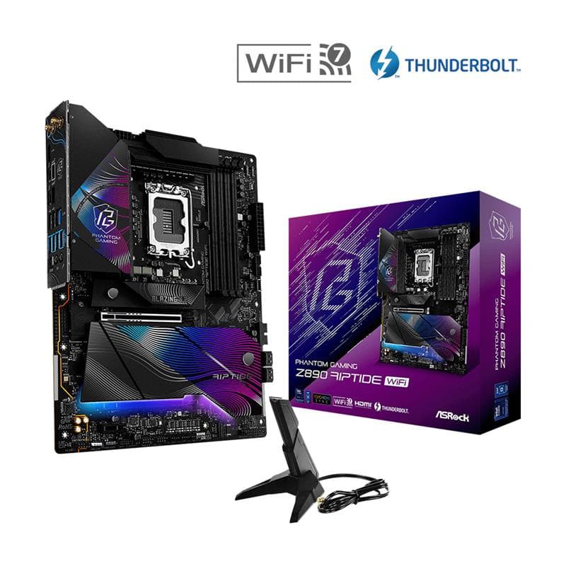 Motherboard ASRock Z890 Riptide Wi-Fi Intel® Socket 1851 12/13/14va. Gen. D · AsRock