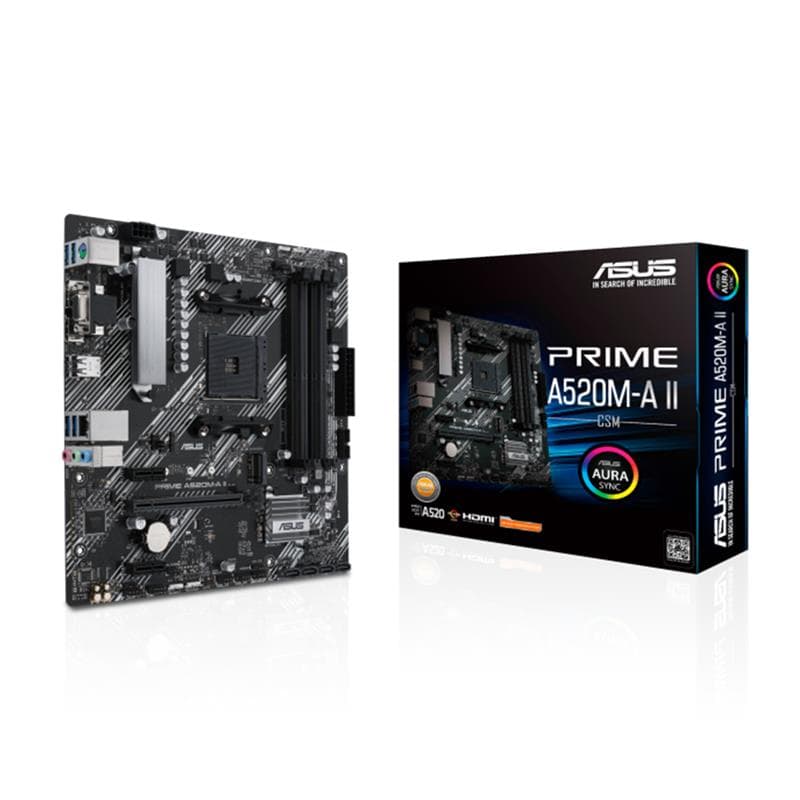 Motherboard ASUS PRIME A520M-A II AMD Socket AM4 DDR4 · Asus