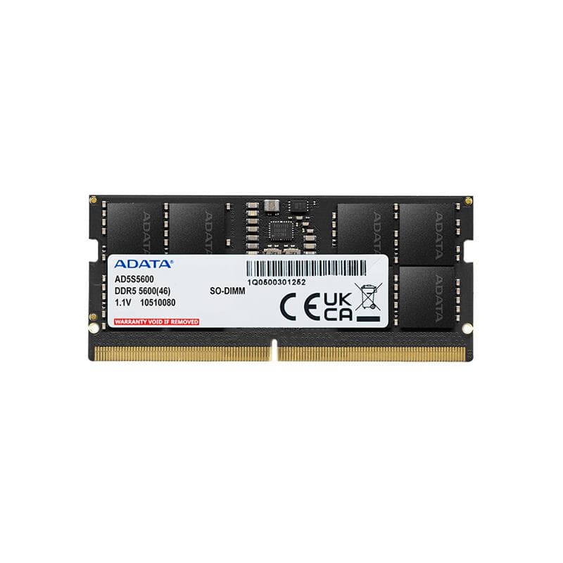 Memoria RAM Adata 16GB DDR5 5600Mhz SO-DIMM AD5S56008G-S · ADATA