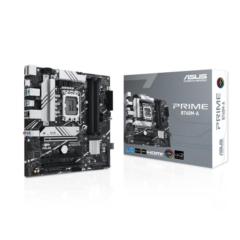 Motherboard ASUS PRIME B760M-A Intel® Socket 1700 12/13va. Gen. · Asus