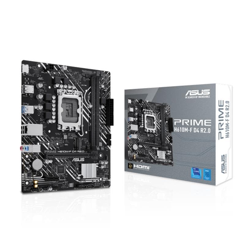 Motherboard ASUS PRIME H610M-F D4 R2.0 Intel® Socket 1700 12/13/14va. Gen. · Asus