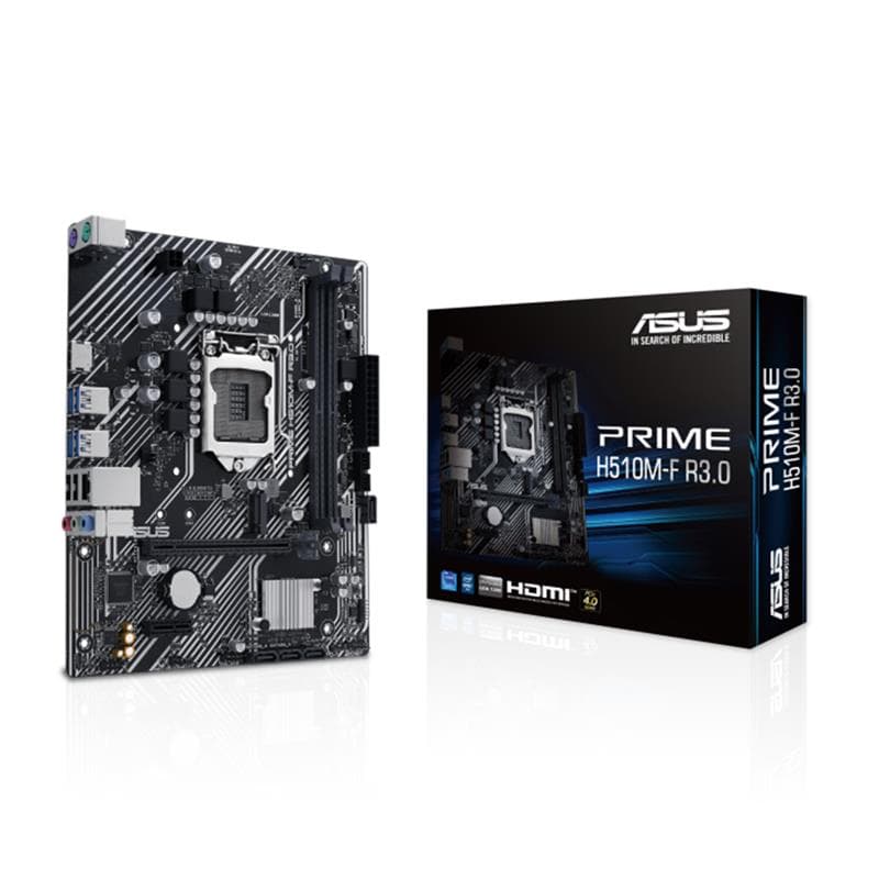 Motherboard ASUS PRIME H510M-F R3.0 Intel® Socket 1200 10/11va. Gen. · Asus