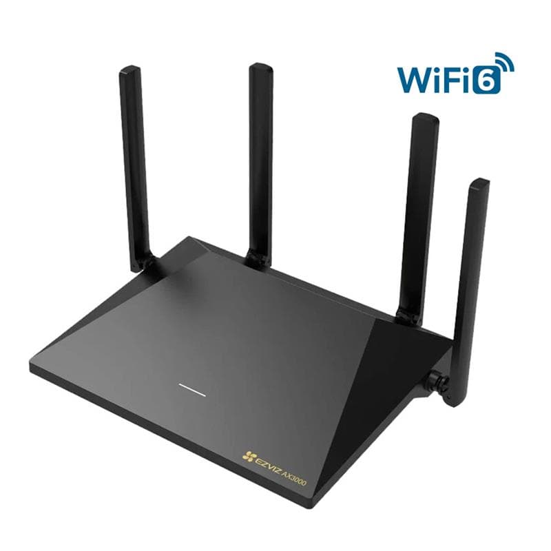 Router EZVIZ RT1 AX3000 WiFi 6 Mesh Doble Banda Gigabit · EZVIZ