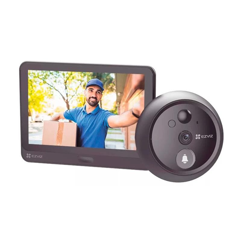 Timbre con Mirilla Digital EZVIZ HP4 WiFi 1080p Pantalla Bat. · EZVIZ