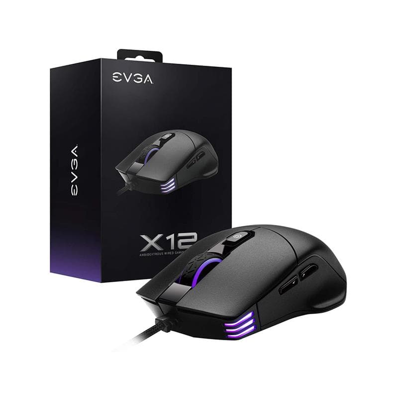 Mouse EVGA X12 Gaming Black · EVGA