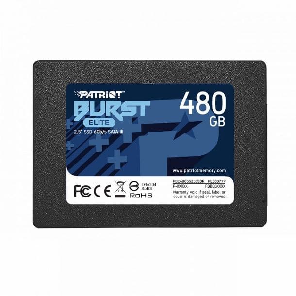 HD SSD 480GB PATRIOT BURST ELITE SATA III 2.5