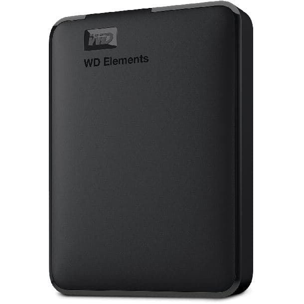 Disco rígido USB Wd DIS1638 hd HDD externo 5TB elements negro · WD