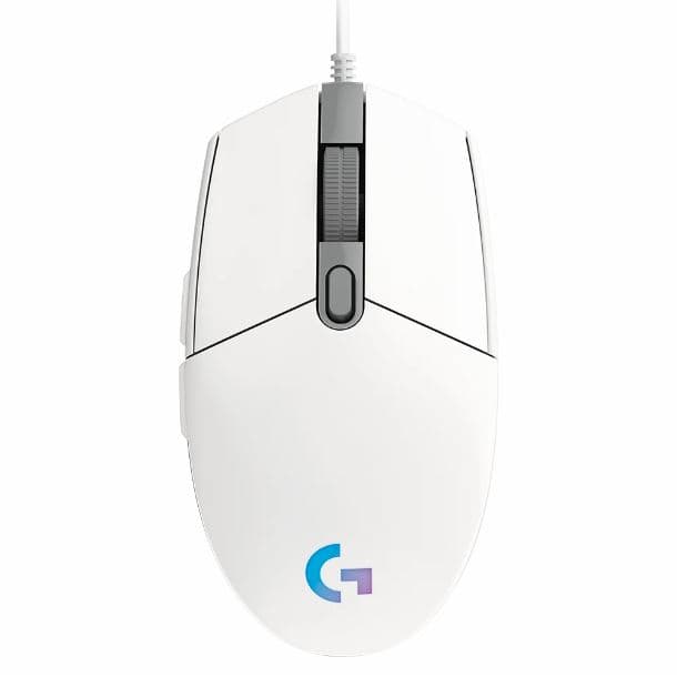 MOUSE LOGITECH G203 LIGHTSYNC WHITE 910-005794 · Logitech