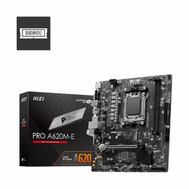 MOTHER MSI PRO A620M-E DDR5 AM5 · MSI