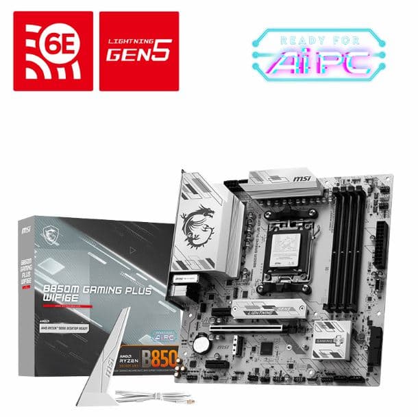 MOTHER MSI B850M GAMING PLUS WIFI6E DDR5 AM5 · MSI