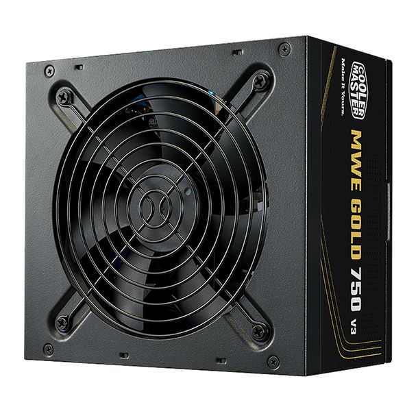 FUENTE 750W COOLERMASTER MWE GOLD 750 V3 ATX 3.1 80 PLUS GOLD · CoolerMaster