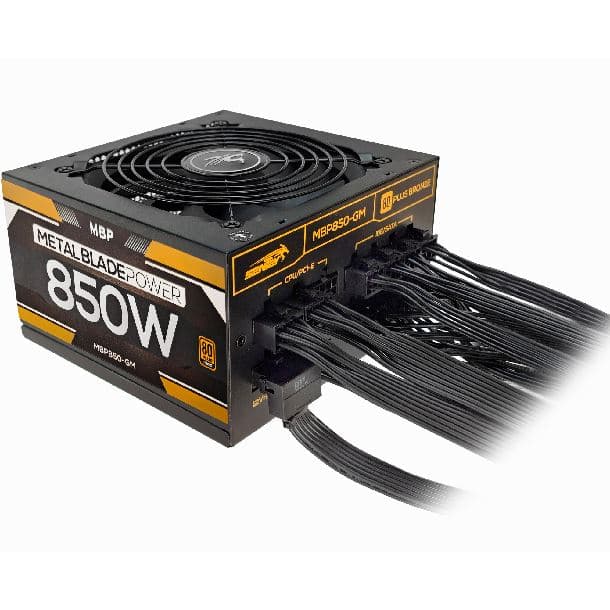 FUENTE 850W SENTEY MBP850-GM ATX 3.1 PCIE 5.1 80 PLUS BRONZE SEMI MODULAR