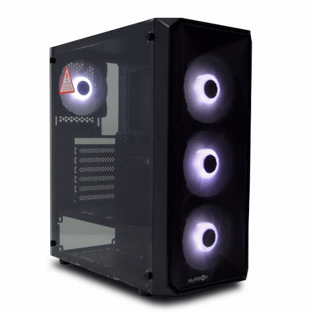 GABINETE GAMER AUREOX VOLANS ARX 360G 4 COOLERS · AUREOX