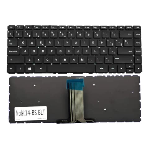 Teclado Para Hp 14-bs007la 14-bs009la 14bs14 Retroiluminado · HP