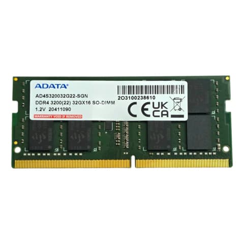 Memoria Ram Adata Ddr4 32gb 3200Mhz Sodimm Notebook · ADATA