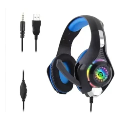 Auriculares Gamer Gaming Headset Fx-03 Rgb Microfono Negro · Gamer