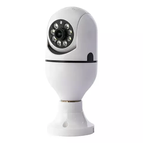 Cámara Seguridad 360 Wifi Inalámbrica Rosca E27 Nocturna