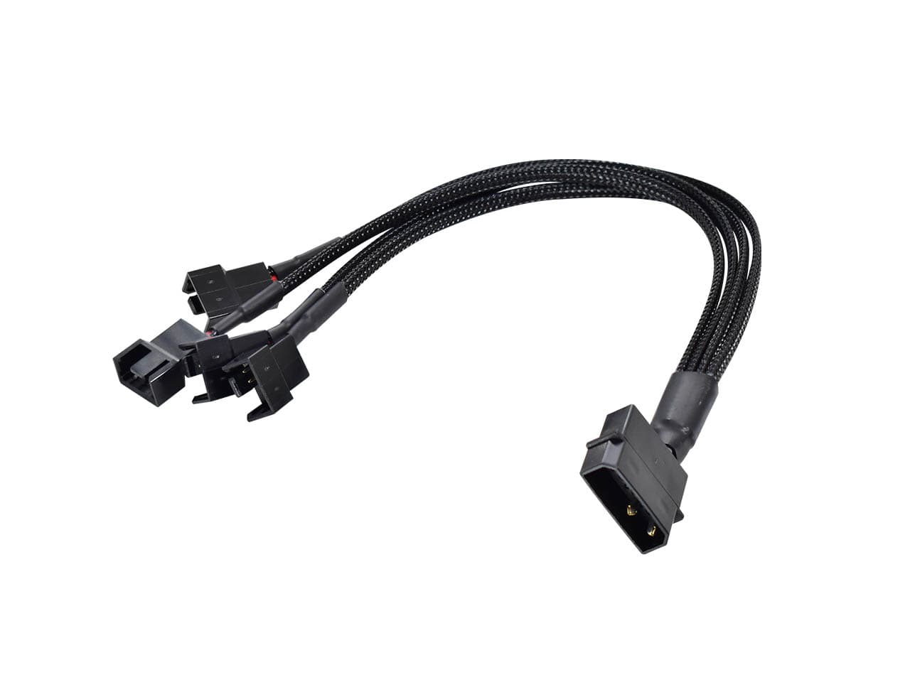 Cable de alimentacion molex 12V a 4 coolers de 4 pines - Imagen 1