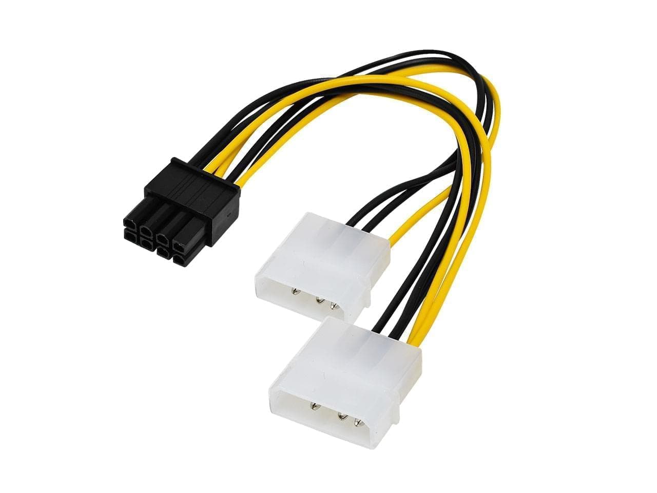 Adaptador de 8 pines a 2 molex para placas VGA - Imagen 1