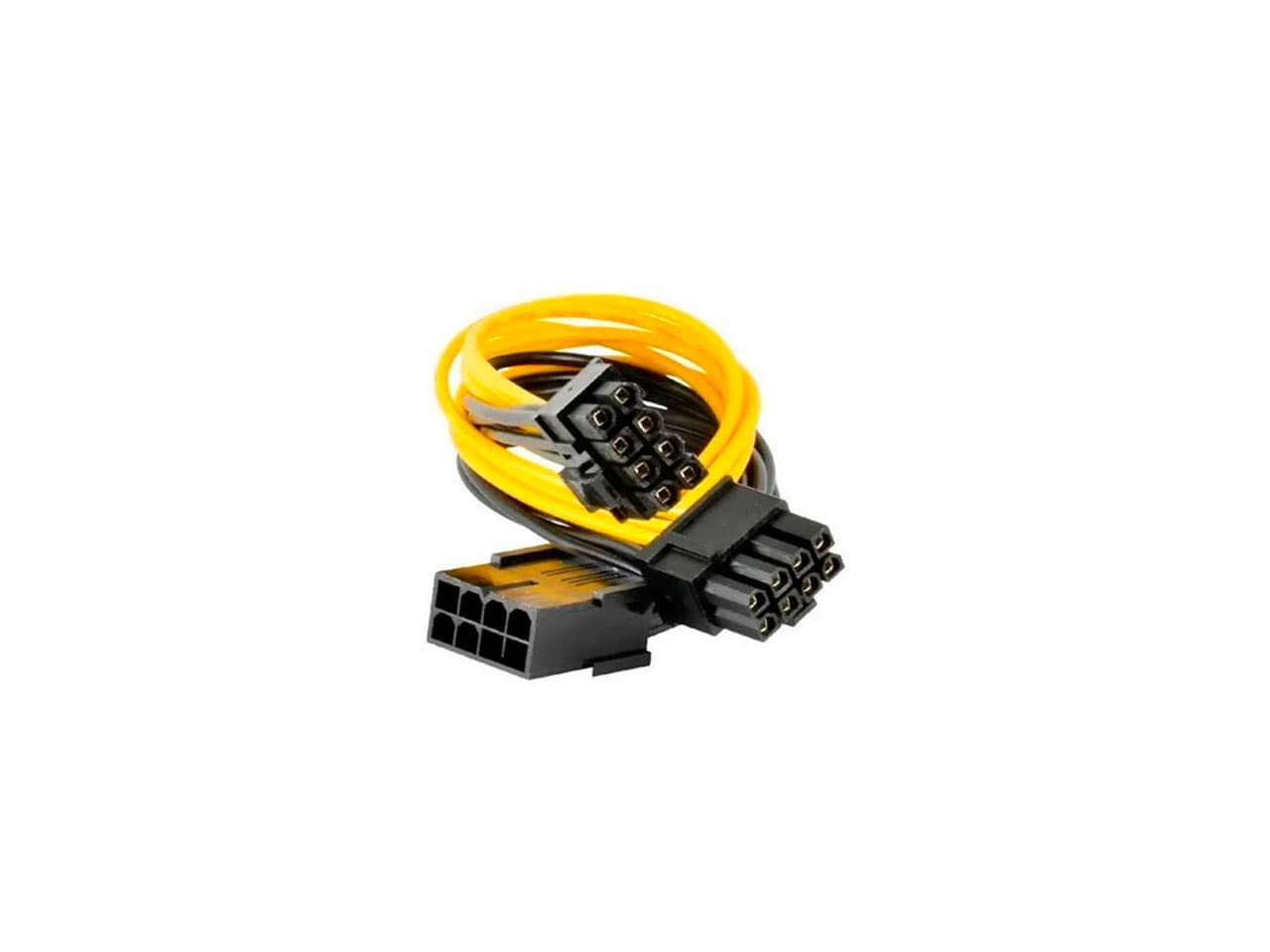 Adaptador de 8 pines PCIe a 2 PCIe de 6+2 pines para placa video, ideal mineria - Imagen 1