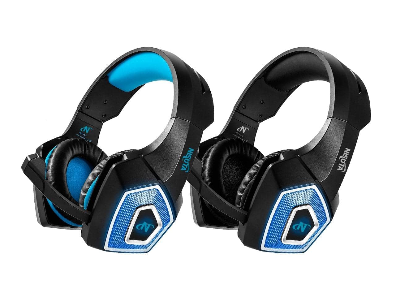 Auricular gaming PS4 con leds vincha con microfono hurricane - Imagen 1