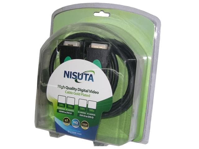Cable DVI-D 5M dorado - Imagen 1